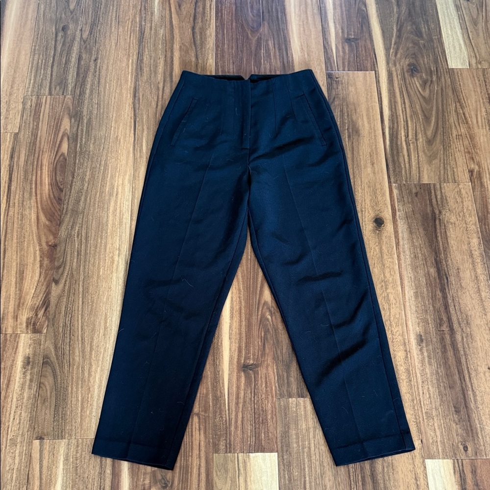 Line & Dot Black Tapered Dress Pants